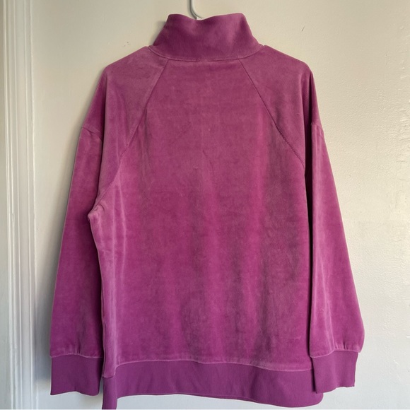 *DONATED* WILD FABLE NWOT Quarter Zip Velour Tunic Sweatshirt - Purple - Picture 3 of 14